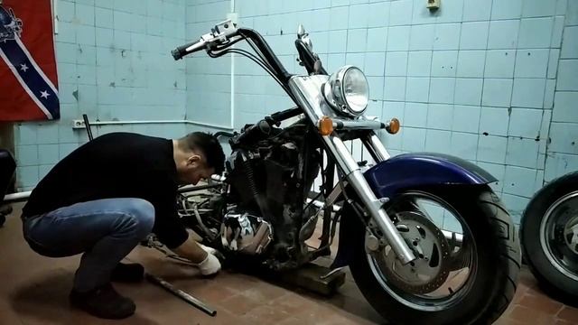 Ремонт мотоцикла Suzuki Intruder 1500 LC. Часть 1. Разборка мотоцикла.