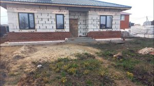 БАЛАШИХА. Облицовка дома из газобетона кирпичом.