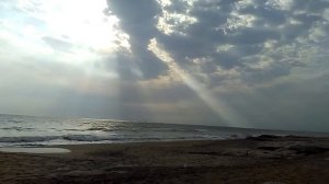 #4 Восход на Каспийском море, пляж турбазы Чайка, сент 2017 | Дербент, Дагестан