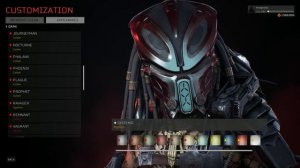 ALL PREDATOR MASKS AND SHADERS ON PREDATOR: HUNTING GROUNDS AS OF 9/2022