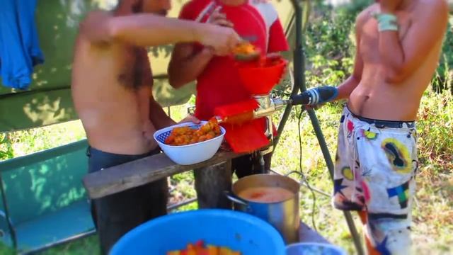 Переработка помидор на томатный сок своими руками смотреть онлайн