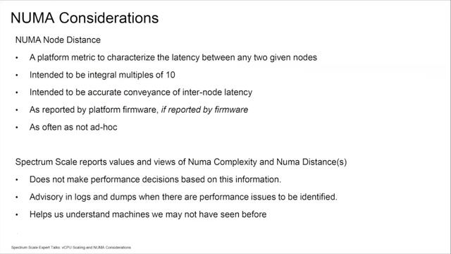 SSUG::Digital Update on functional enhancements in Spectrum Scale (vCPU scaling and NUMA) смотреть онлайн