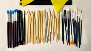 Обзор набора Стеков для лепки 44 шт