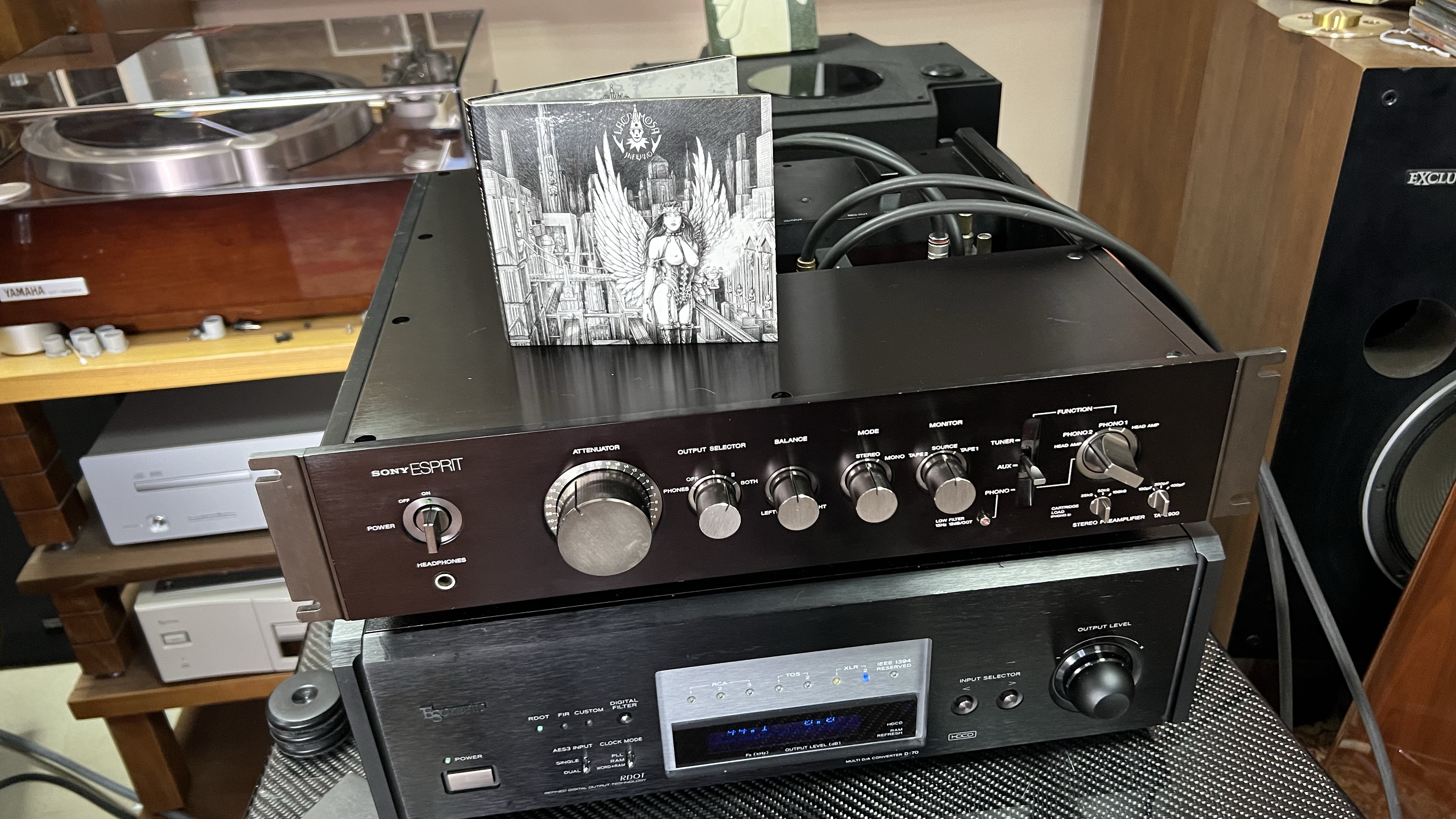 Предварительный усилитель Sony Esprit ta-E900 смотреть онлайн