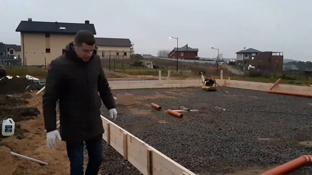 ?Важное основание? Подушка для фундамента плита песок+щебень...