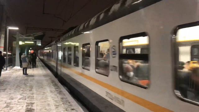 Электропоезда ЭП2Д-0148 ЦППК, ЭП2Д-0156 ЦППК платформа Трикотажная смотреть онлайн