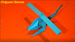 Как сделать вертолёт из бумаги. Оригами вертолёт из бумаги.mp4