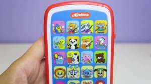 Музыкальный телефон "Мультиплеер с огоньками. Хит-парад Фантики" от компании "Азбукварик"