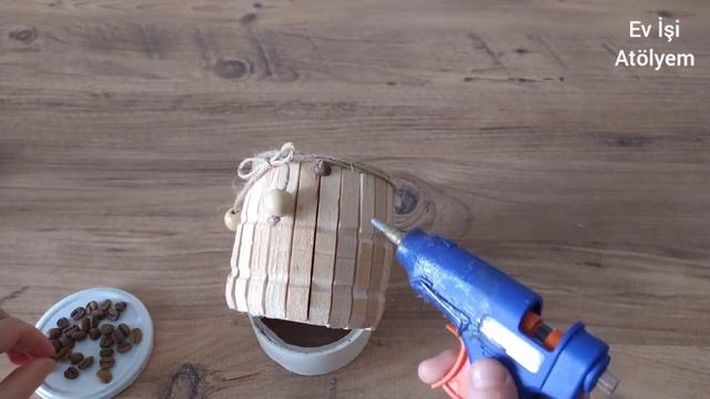Tahta Mandallarla Kolay Kendin Yap 2 Fikir/2 Easy DIY Ideas with Wooden Pegs/Ev İşi Atölyem смотреть онлайн
