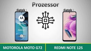 Motorola Moto G72 vs Redmi Note 12S Deutsch | Vergleich