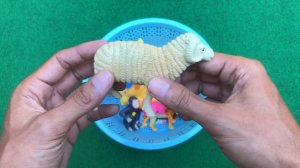 Учите английский животные, утка кролик обезьяна слон лев жираф носорог крокодил панда овца бык