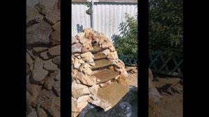 Садовый водный каскад (фонтан) своими руками ?