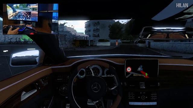 Euro Truck Simulator 2 - Mercedes-Benz CLS 350d 2017 [Steering wheel gameplay] смотреть онлайн