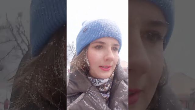 Снегопад в Харькове. Или почему не хватает ума не краситься😁 смотреть онлайн