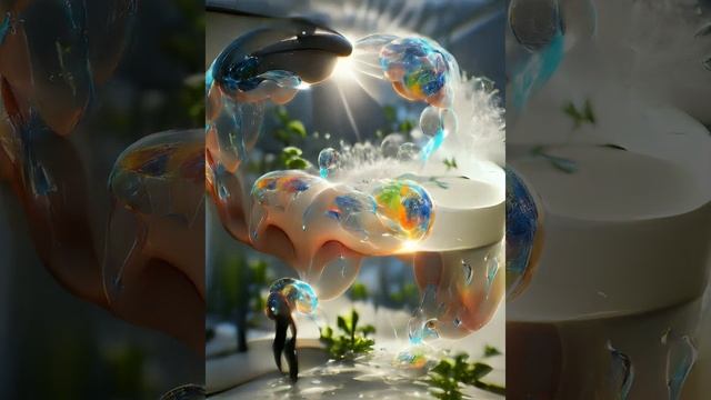 Soap Bubble: You Can't Imagine How This AI Visualized It! | 4K Neural-Art