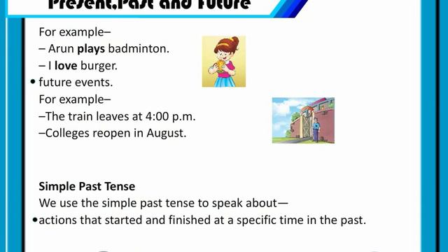 Simple Tenses: Present Past and Future смотреть онлайн