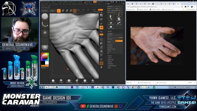 3D Modeling 201 - Sculpting the "Disco Sucks" Mob-Goblin Pt. 4 смотреть онлайн