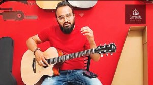 Kepma F1E-GA TransAcoustic Guitar Natural Unboxing and Full Guitar Review | Versatile Music Academy