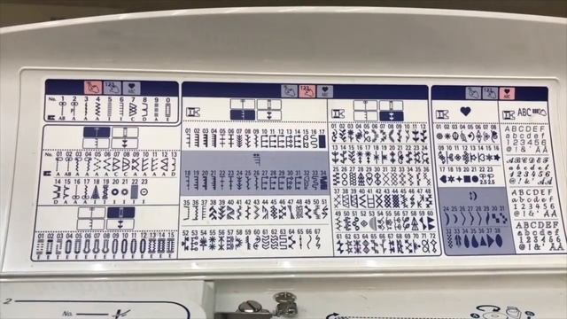 Швейная машина JUKI HZL F600 Декоративные строчки, шрифты смотреть онлайн