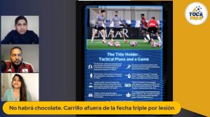 CARRILLO AFUERA POR LESIÓN ANTE CHILE l ROBERTO OVELAR EN TOCA Y PASA