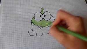 Om nom Как легко нарисовать Ам Няма #10 / Easy how to draw om nom