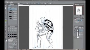 INKTOBER 10/13/2016 - COVER HOMAGES - ADAM KUBERT - ULTIMATE X-MEN 18
