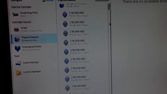 Create Array Raid 5 HP Storage D2600 смотреть онлайн