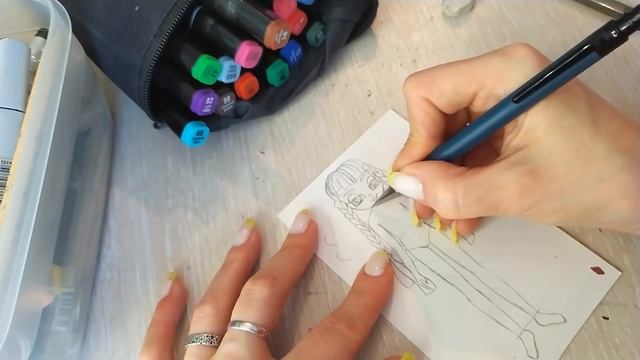 РИСУЕМ ДЕВОЧКУ 8 ЛЕТ #бумажные куклы ? как нарисовать куклу ?#бумажныекуклы #paperdolls