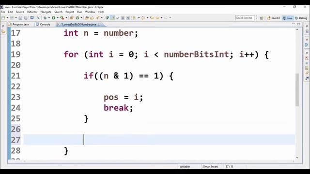 bitwise op least significant bit in java смотреть онлайн