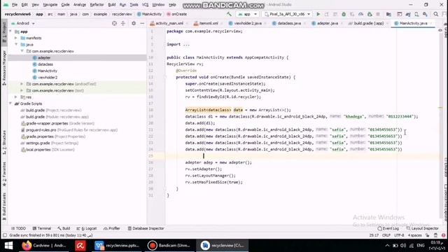 Android | Main Activity and run the project смотреть онлайн