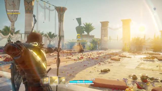 Assassin's Creed® Origins- How to Beat Nefertiti (Boss Fight)