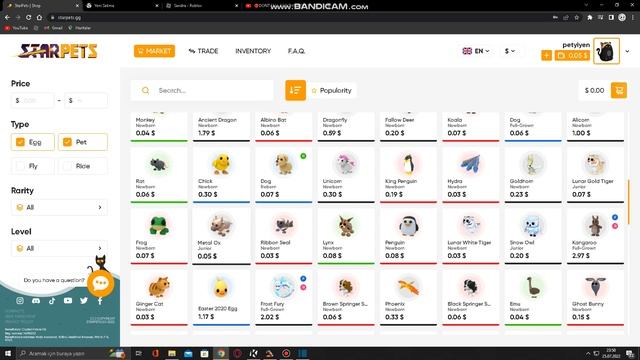 ROBLOX ADOPT ME PET AL PET SAT | STARPETS.GG смотреть онлайн