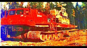 ГИГАНТСКИЙ ВЕЗДЕХОД СССР ЯМАЛ СВГ701 / Болотоход СССР