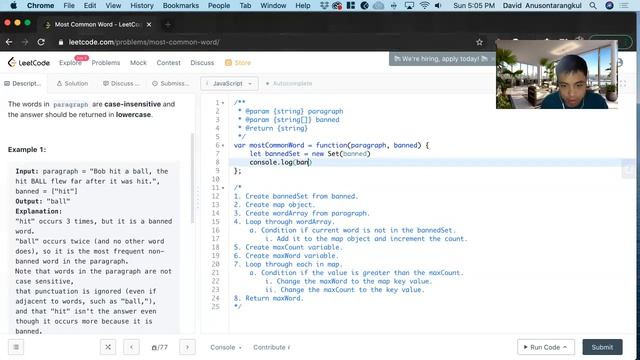 How to Solve "819 Most Common Word" on LeetCode? - Javascript