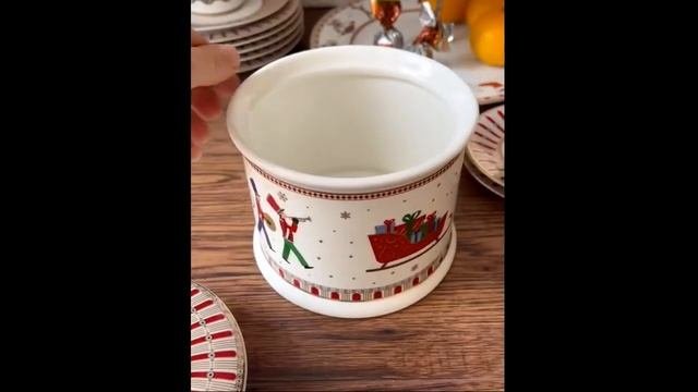 Банка для печенья новогодняя 