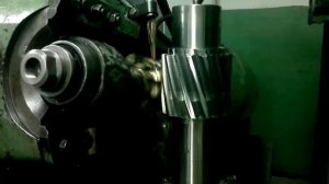 Вал шестерня с зацеплением Новикова м5