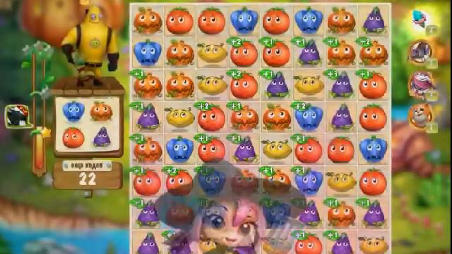 Как пройти 15 УРОВЕНЬ в игре Магическая Кухня: три в ряд смотреть онлайн