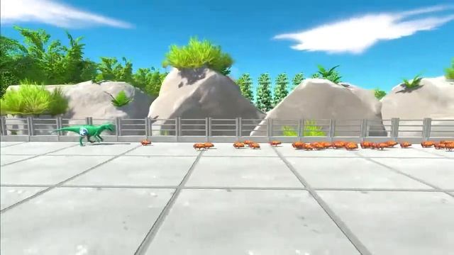 Speed Race Dinosaurs vs Animals Jurassic World Evolution - Animal Revolt Battle Simulator смотреть онлайн