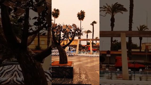 🌫️ Torrevieja today. A cloud of sand from the Sahara / Торревьеха сегодня. Облако песка из Сахары.