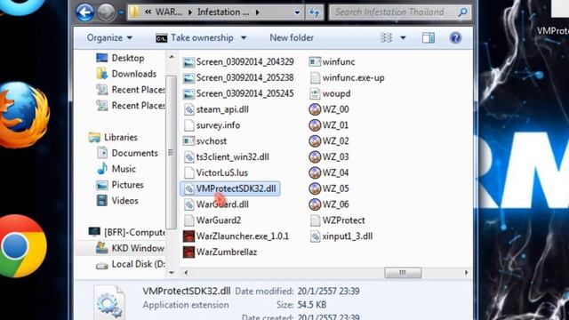 วิธีแก้ Warz Error VMProtectSDK32.dll смотреть онлайн