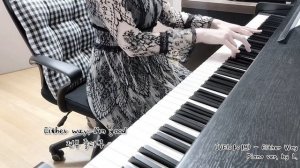 아이브 (IVE) – Either Way 피아노 Piano Cover│악보 Sheet  가사 Lyricis│글로리아엘 (Gloria L.)