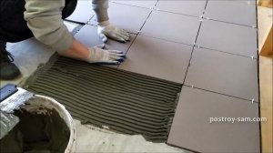 Как клеить плитку на клей | postroy-sam.com