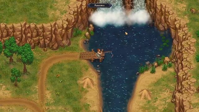 Прохождение Graveyard Keeper #6 Рыбалка и Новый Беглец смотреть онлайн