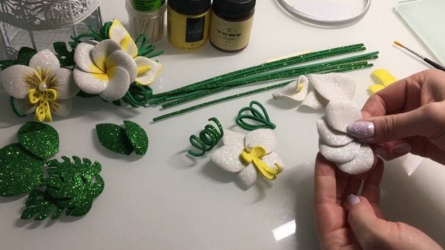 МАСТЕР-КЛАСС + ШАБЛОНЫ | СМОЖЕТ КАЖДЫЙ | ЦВЕТОЧНЫЕ УКРАШЕНИЯ ИЗ ГЛИТТЕРНОГО ФОАМИРАНА смотреть онлайн