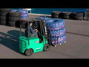 Электрический вилочный погрузчик Dalian