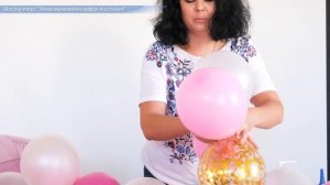 Фольгированная цифра 1 на стойке из воздушных шаров своими руками ✋?. Мастер-класс от Микрос!