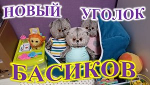 НОВЫЙ УГОЛОК БАСИКОВ! ОБЗОР!