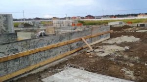 Фундамент, установка опалубки на цоколь и заливка #Часть 2 КП Виктория Престиж 89184181010