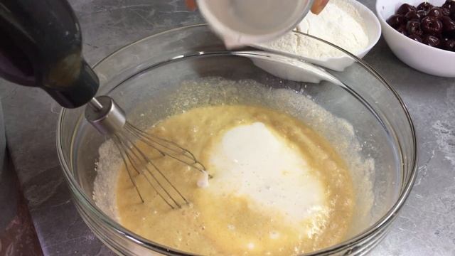 Вишневый пирог (Вкусный и простой рецепт)