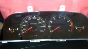 Пересвет приборной панели Toyota Carina под ОПТИТРОН